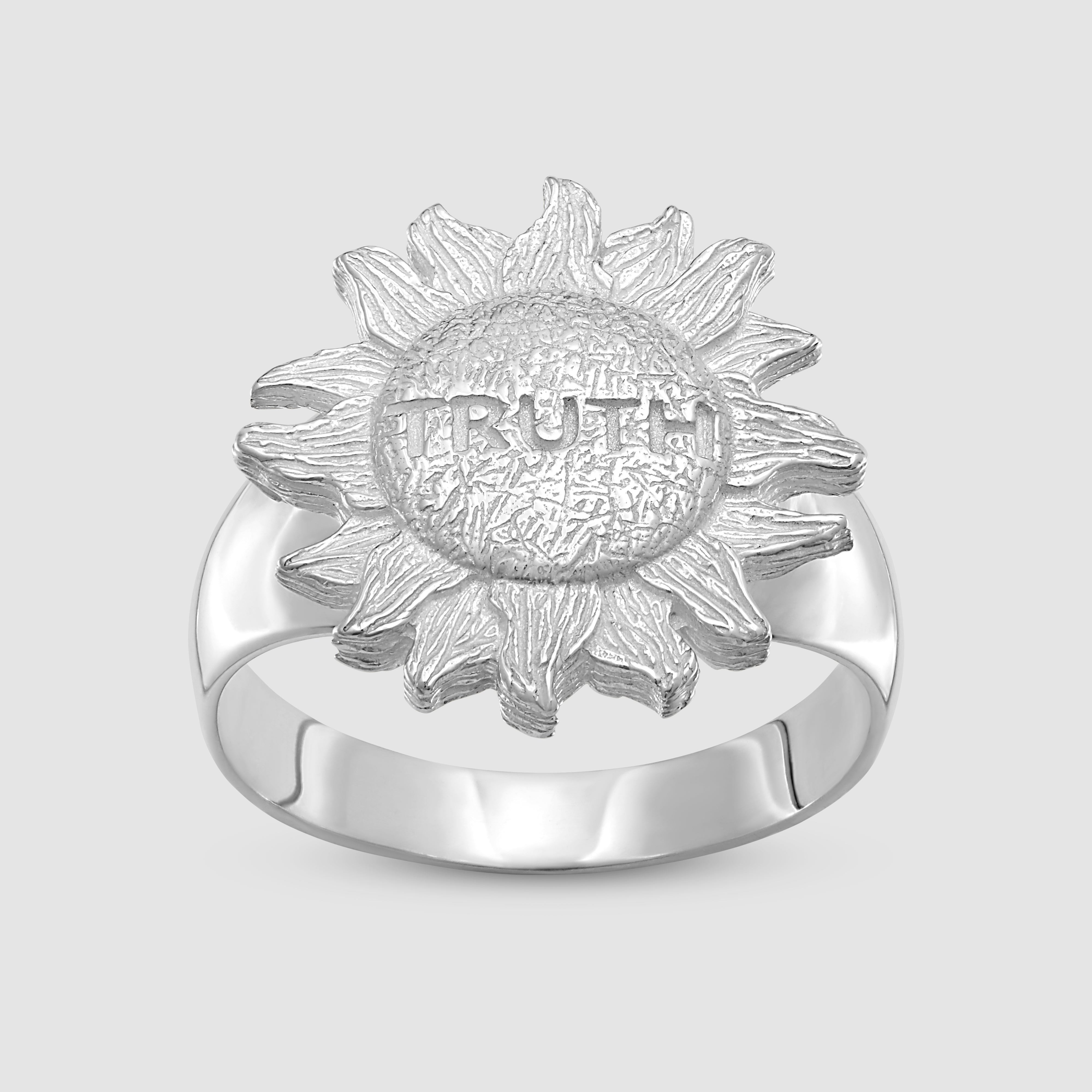 Silver on sale sun ring