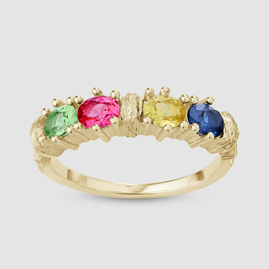 Bound Tulip Ring - Multi - Gold