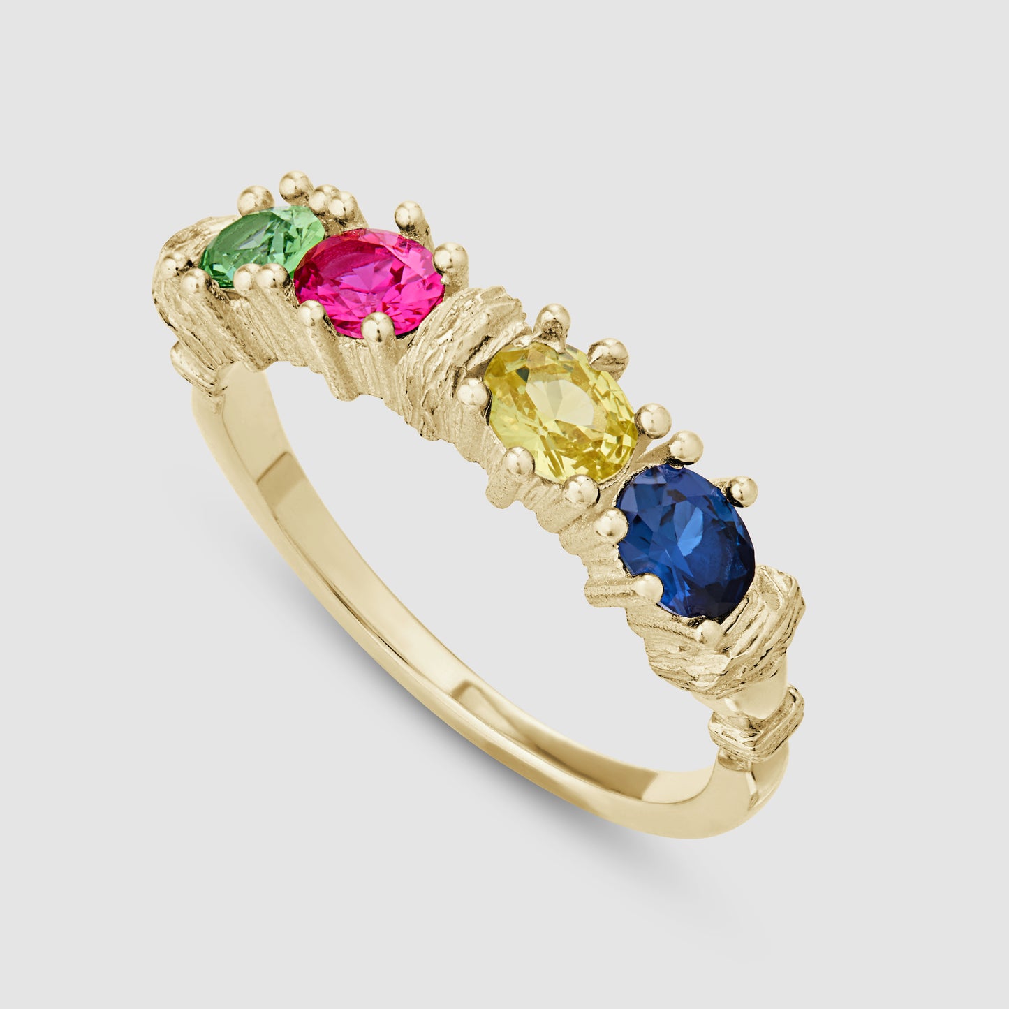 Bound Tulip Ring - Multi - Gold