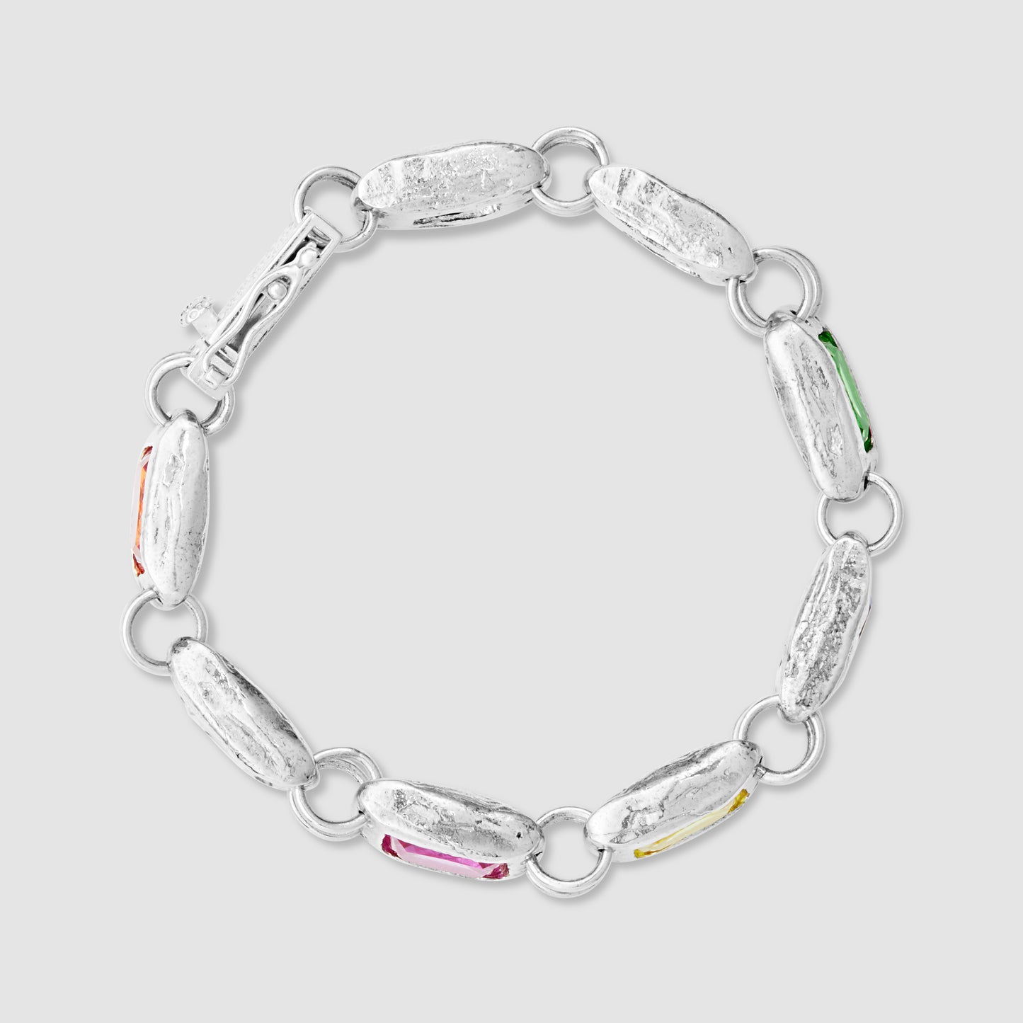 The Rose Bracelet - Silver - Multi