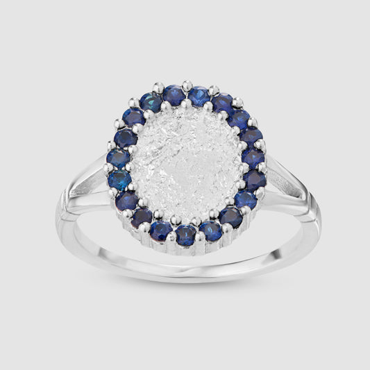 Truth to Nature Ring - Blue - Silver