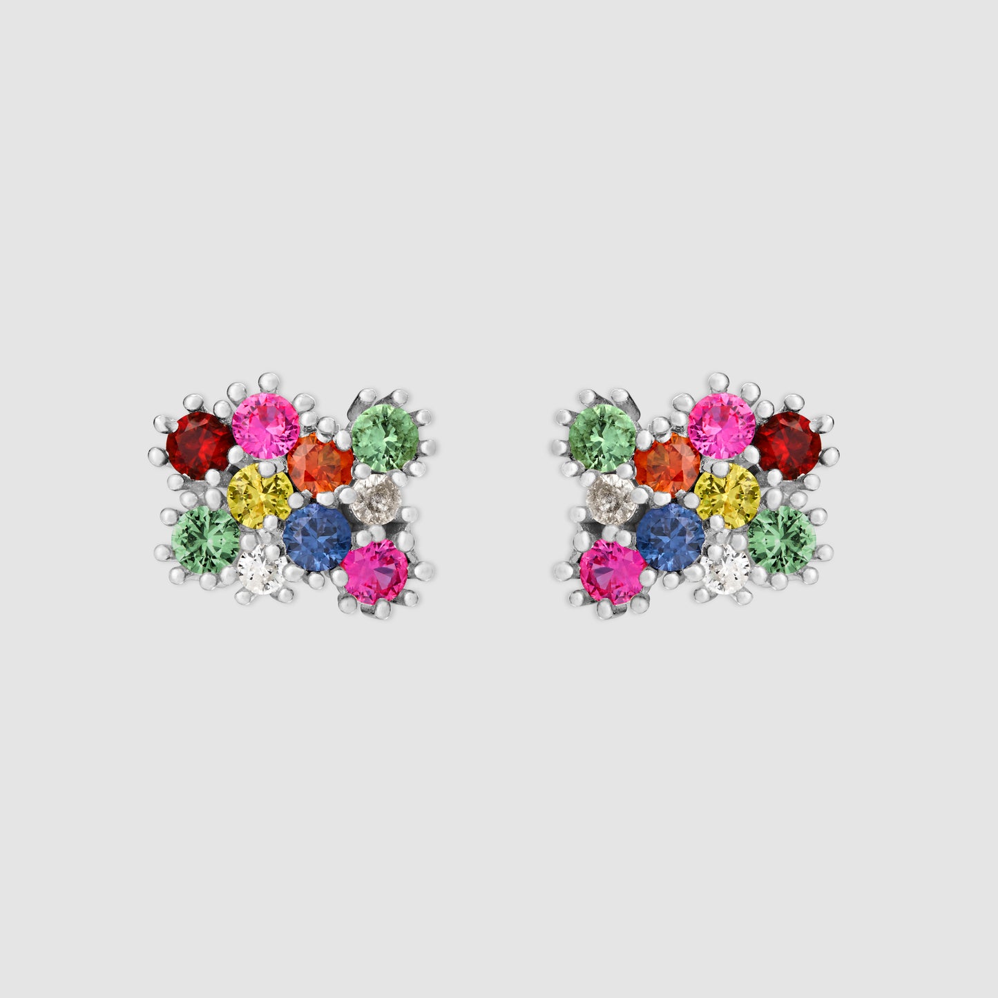 Wild Flower Earrings - Silver